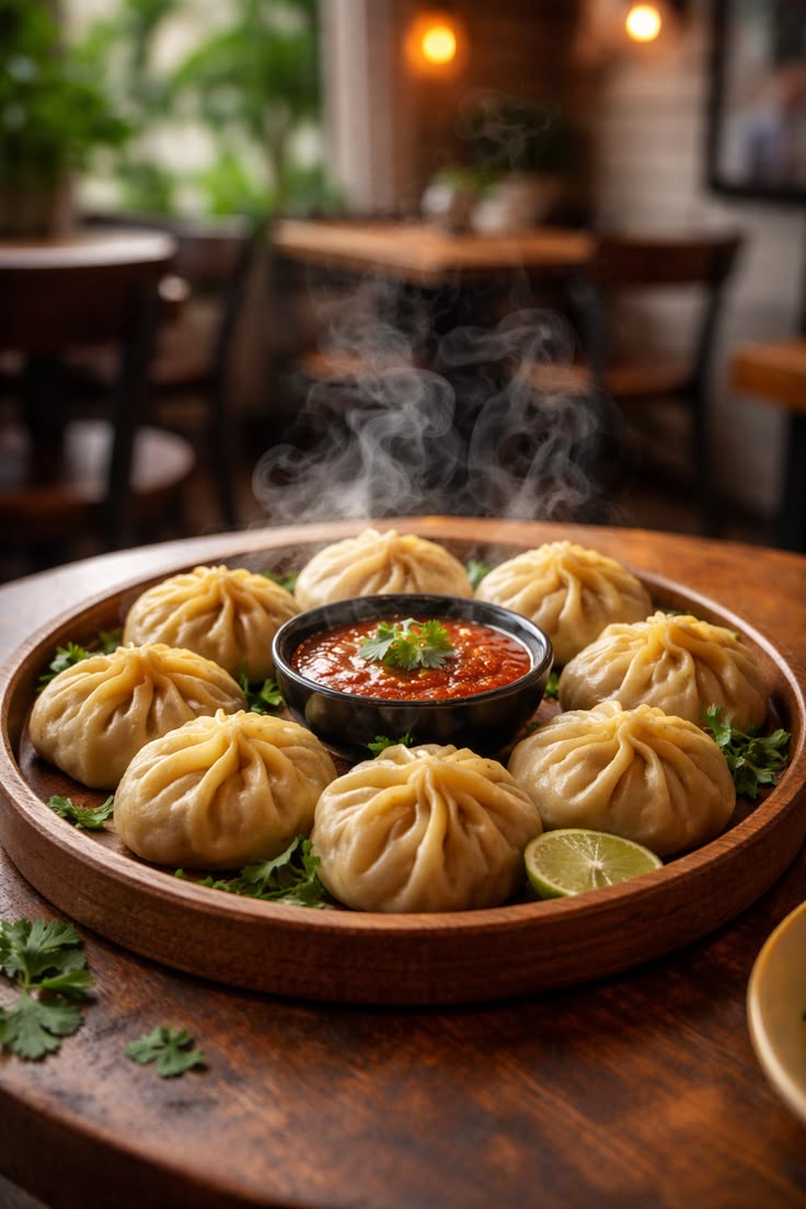 Pizza Momo - Steamed