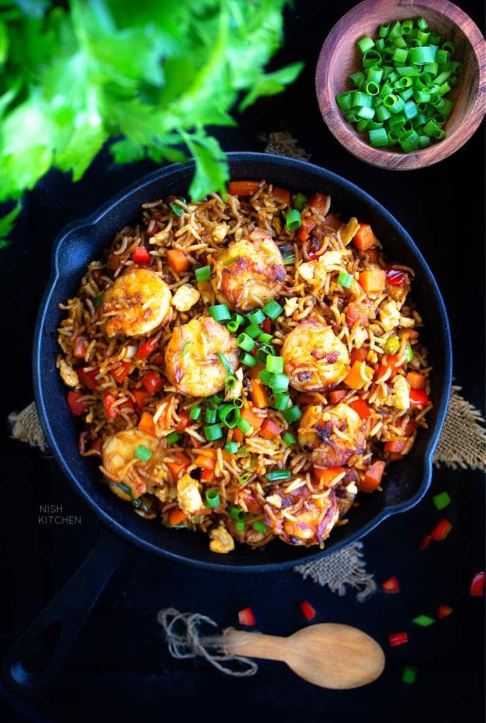 Shezhwan Prawn Fired Rice