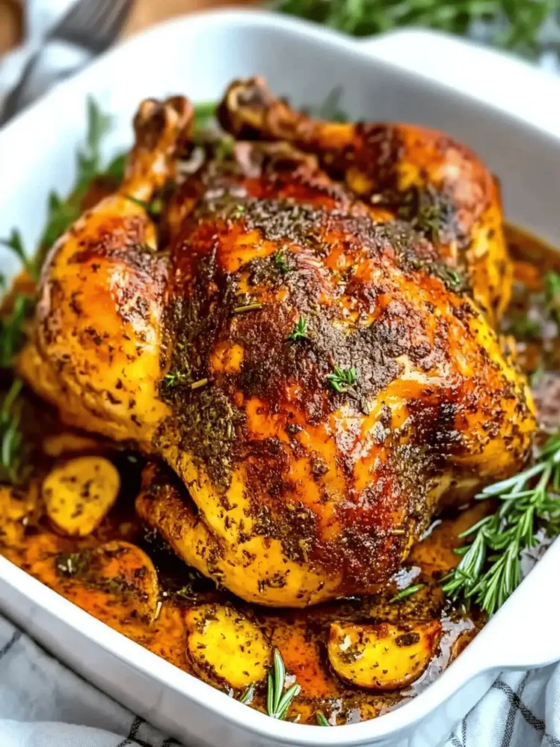 Roasted Honey Garlic Chicken