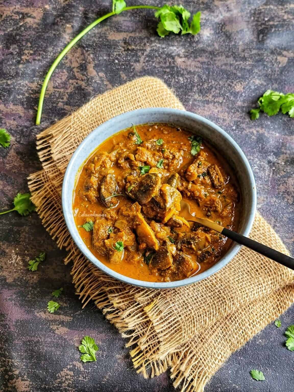 Mushroom Chettinad Gravy