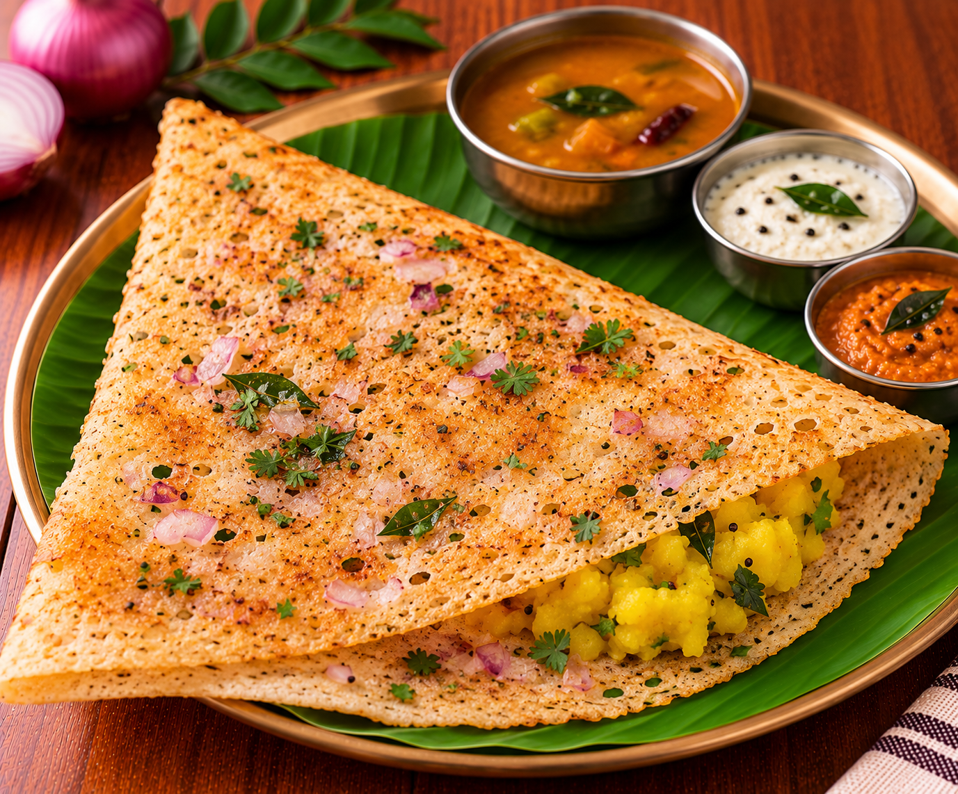 Ghee Rava Masal Dosa
