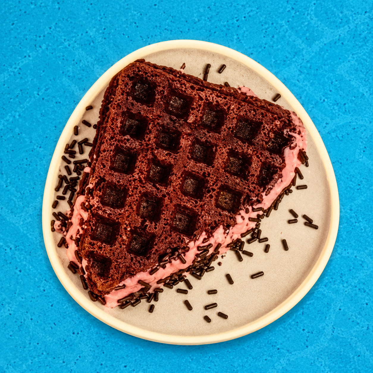 Cotton Candy Waffle