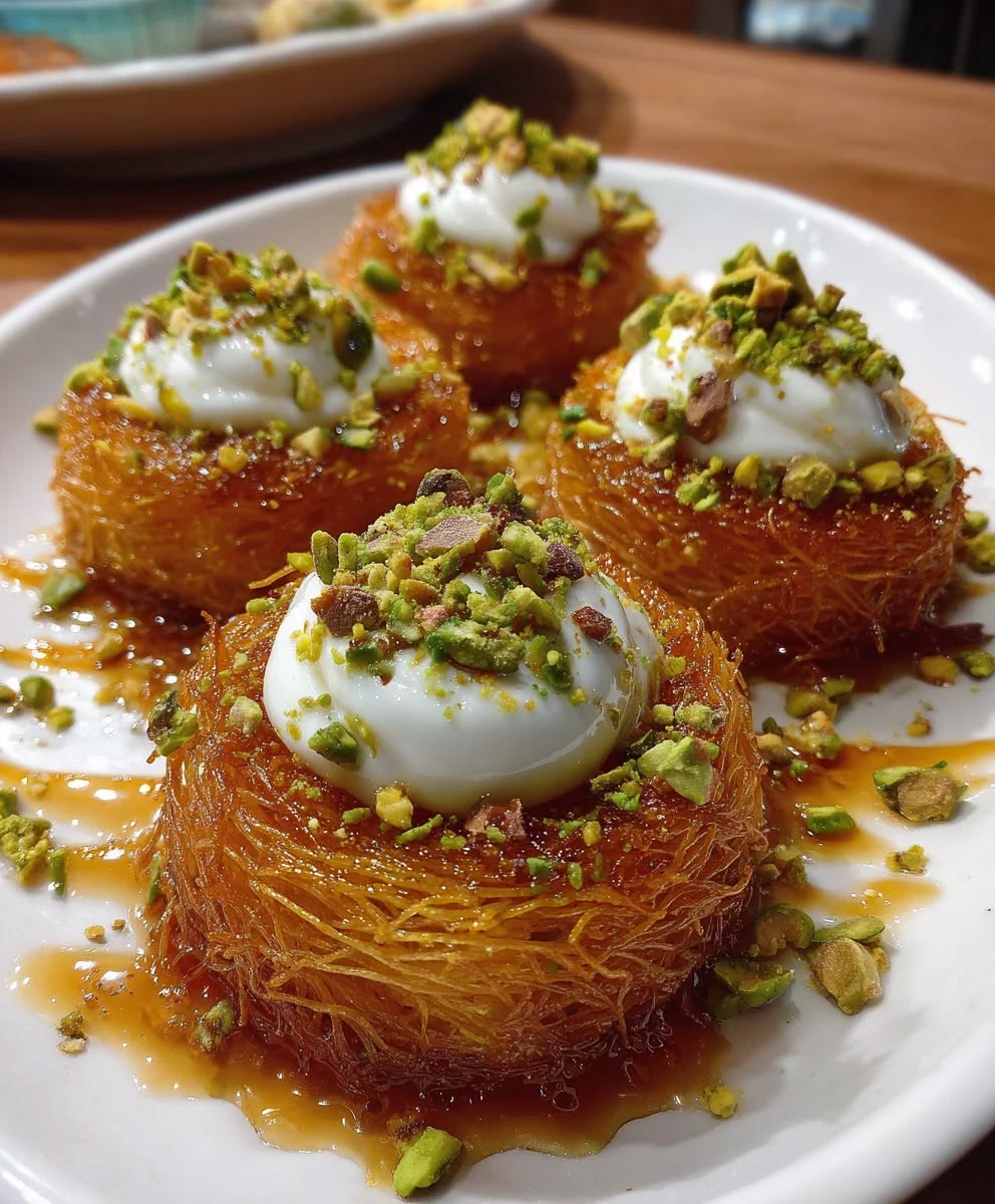 Crunchy Baked 4 Mini Kunafa