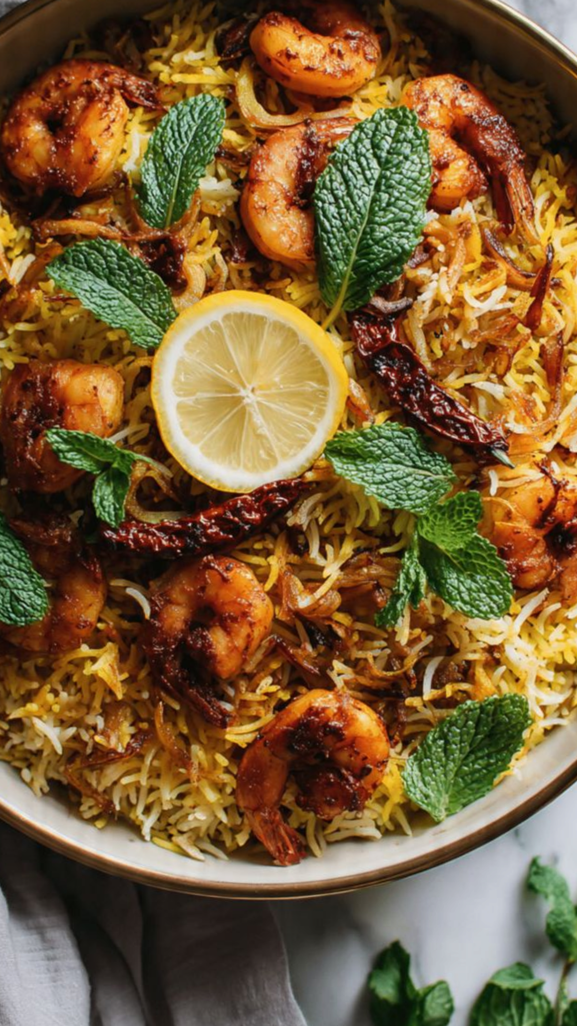 Prawn 65 Biriyani