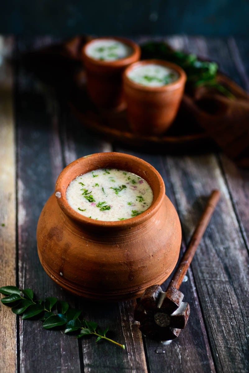 Ragi Koozh Salted With Coconut Thovayal
