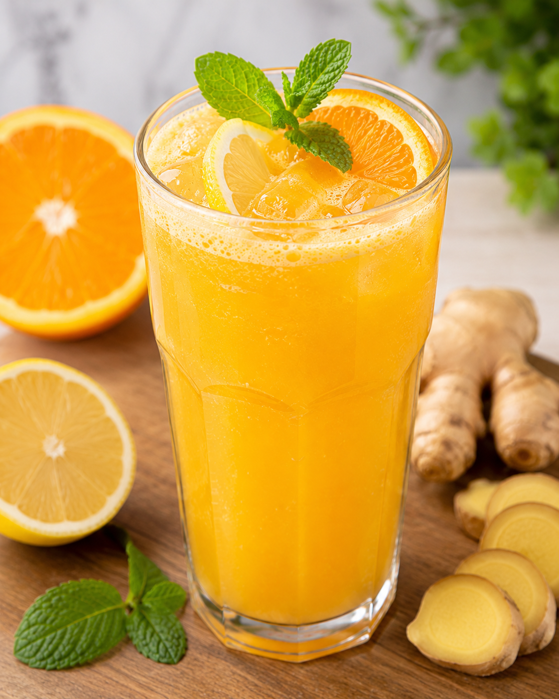 Orange Cooler (Orange + Lemon + Ginger)