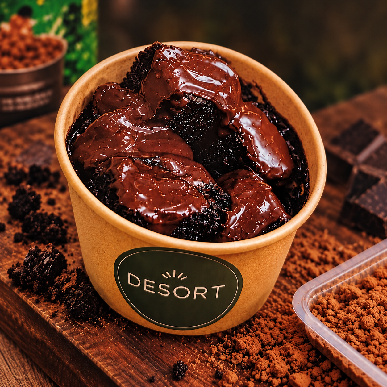 Milo melt cake