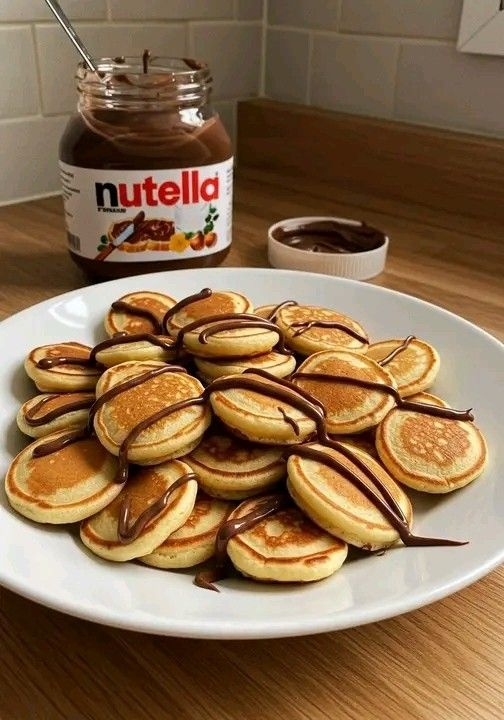 Wow Nutella Mini Pancakes