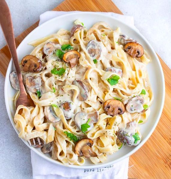 Mushroom Alfredo