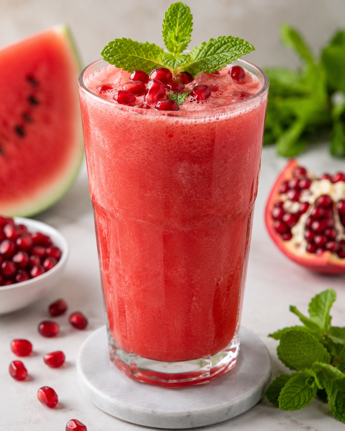 Pome Cooler (Pomegranate + Watermelon + Mint)