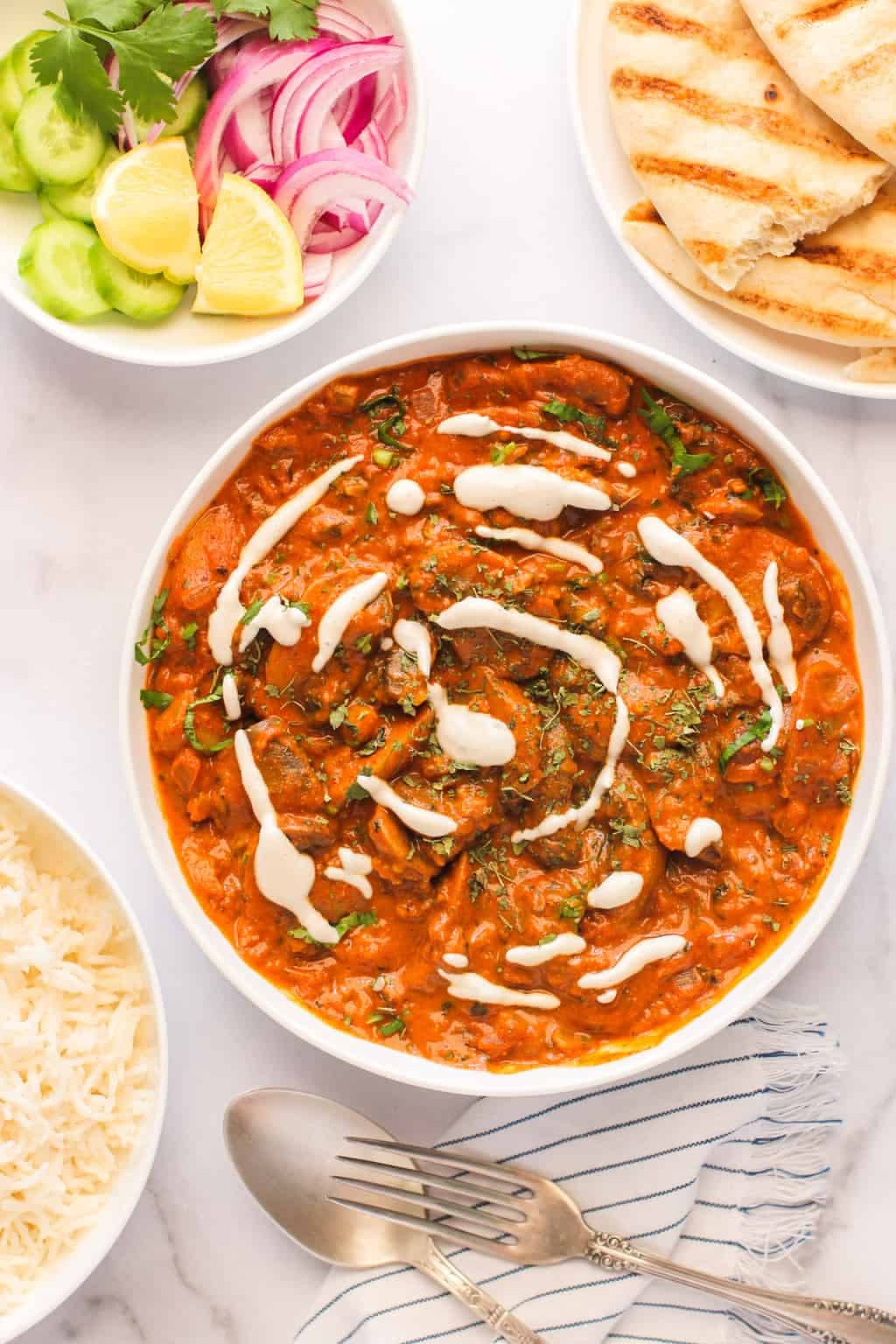 Kadai Mushroom Masala