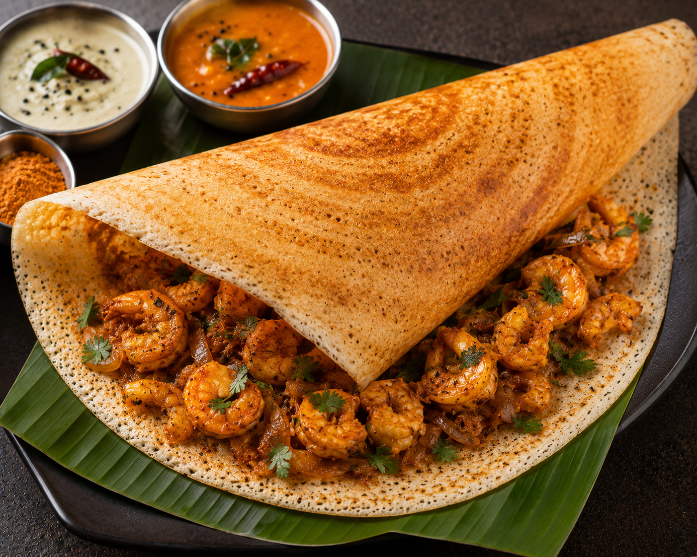 Prawn Dosa