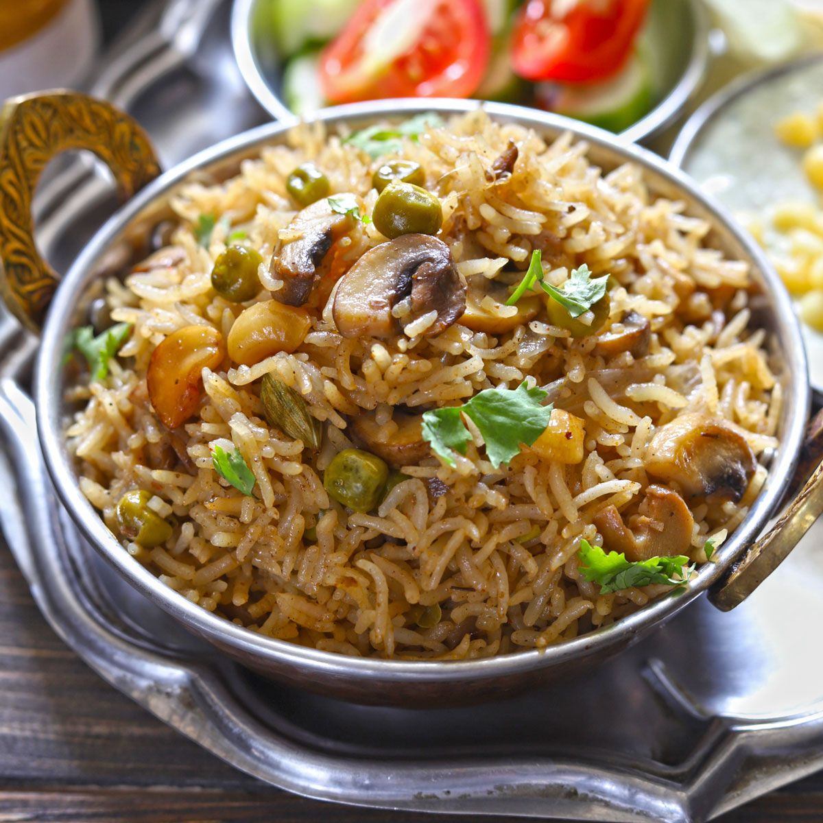 Mushroom Pulao