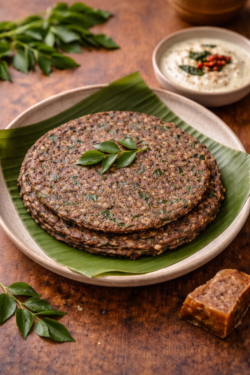 Murungai Keerai Ragi Adai