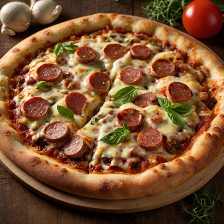 Chicken Sausage Pizza