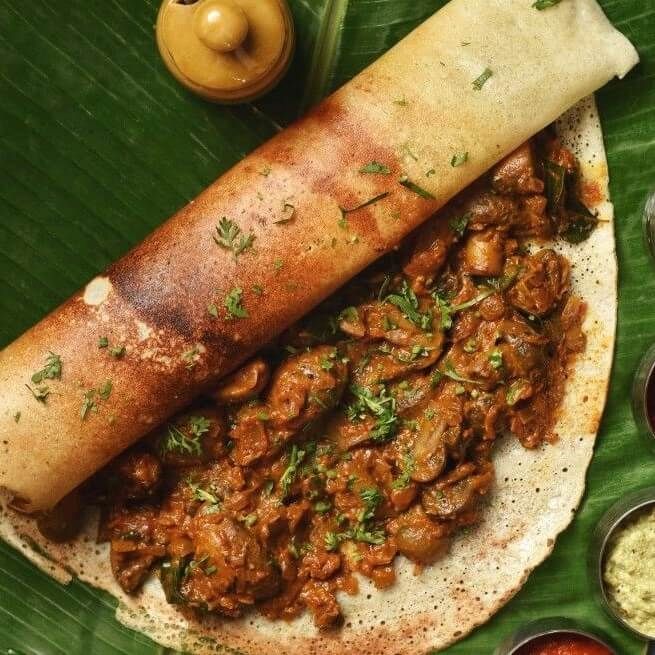 Mushroom Dosa