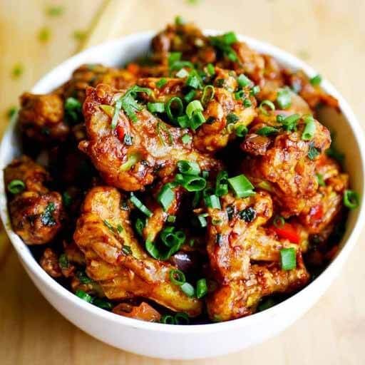Mushroom Manchurian Dry