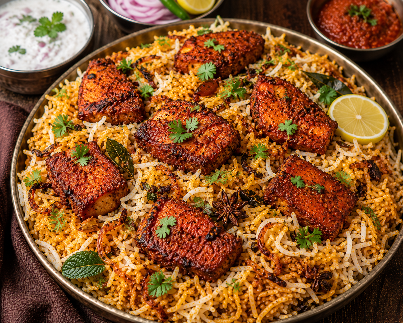 Chicken 65 Briyani