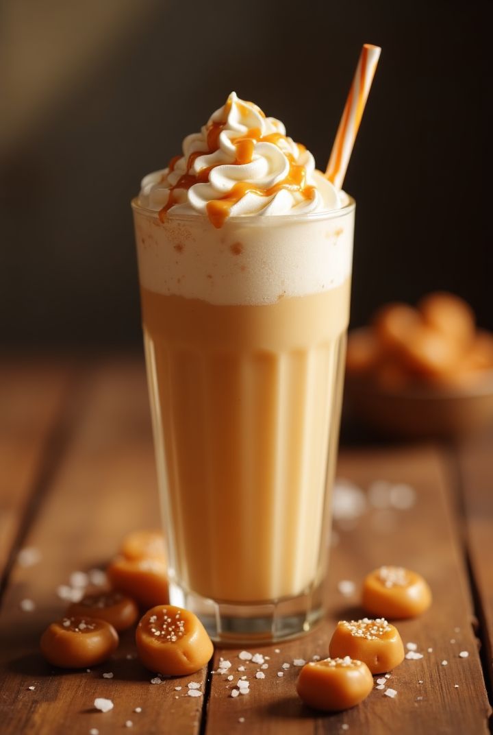 Salted Caramel Low Fat Gelato Shake