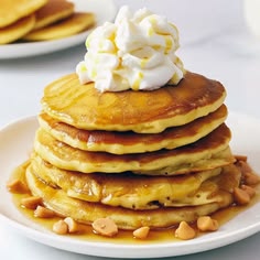 Crunchy Butterscotch Pancakes