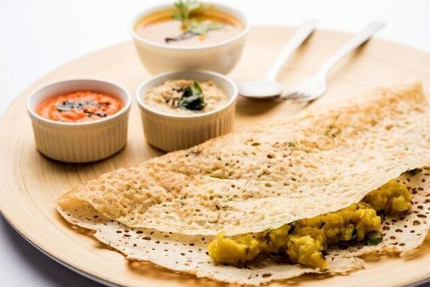 Ghee Rava Masala Dosa
