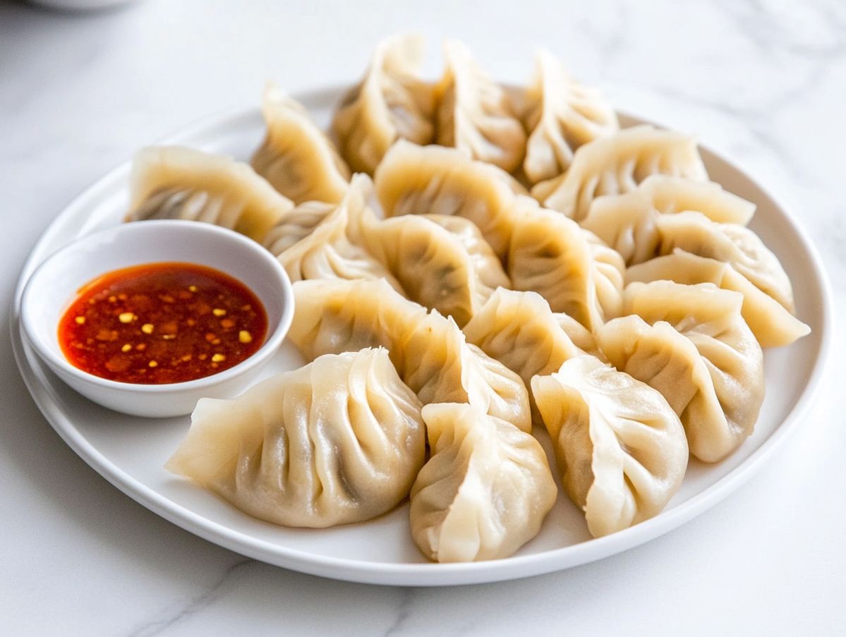 Steamed Chicken Momos (8 Pcs)