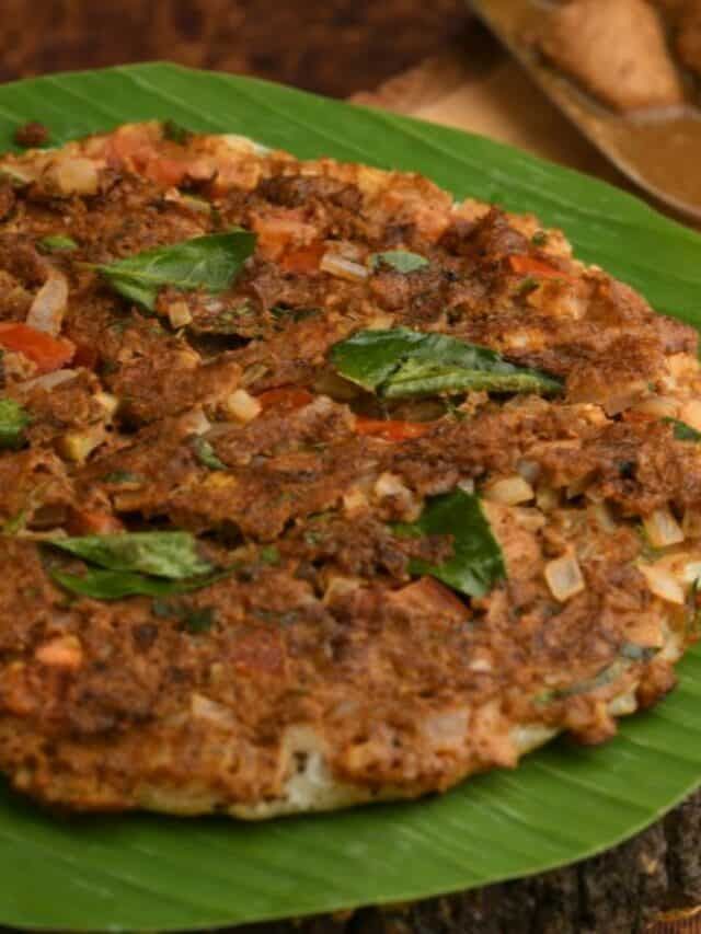 Kari Dosa (2) with Chicken Curry