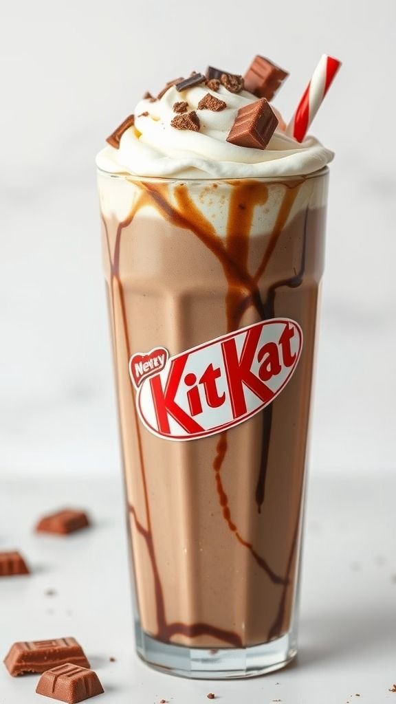 Kitkat Milkshake (With Icecream)