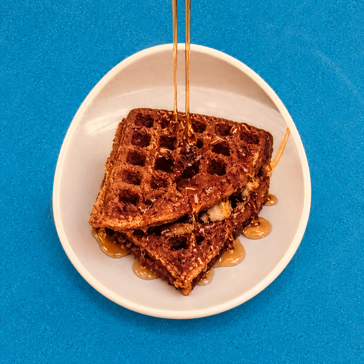 Yummy Honey Maple Sweetness Waffle