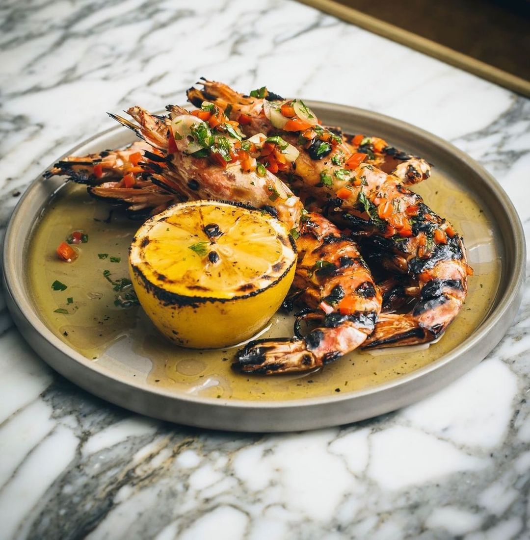 Grilled Jumbo Prawns