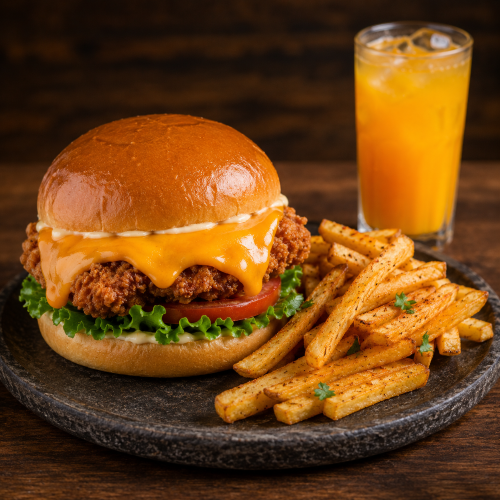American Cheese chicken (Meal)