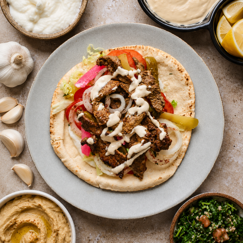 Shawarma Garlic Plate