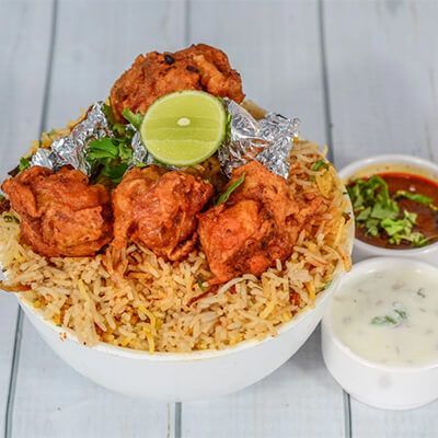 Chicken Lollipop Biriyani