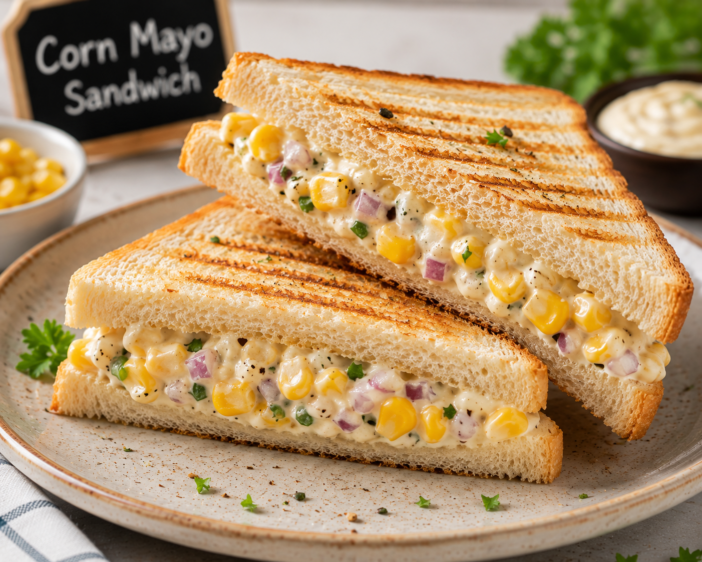 Corn Mayo Sandwich