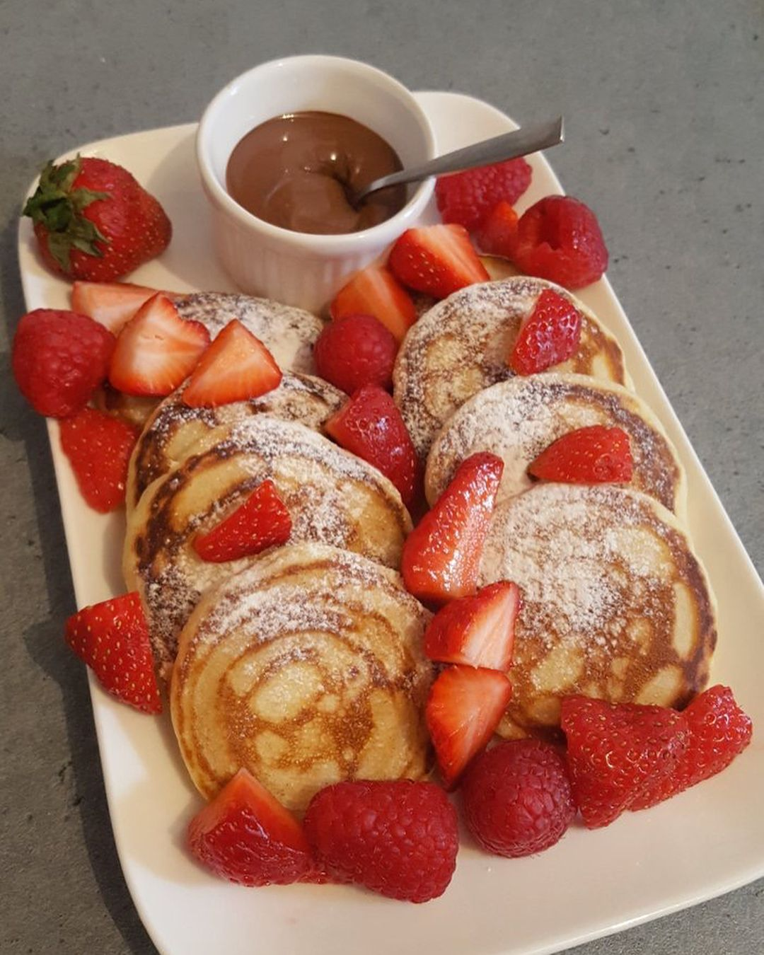 Strawberry Goodness Fruit Mini Pancakes