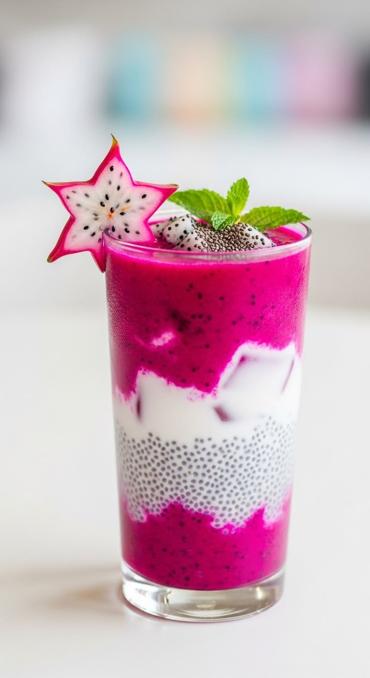 Dragon Fruit Tender Coconut Juice
