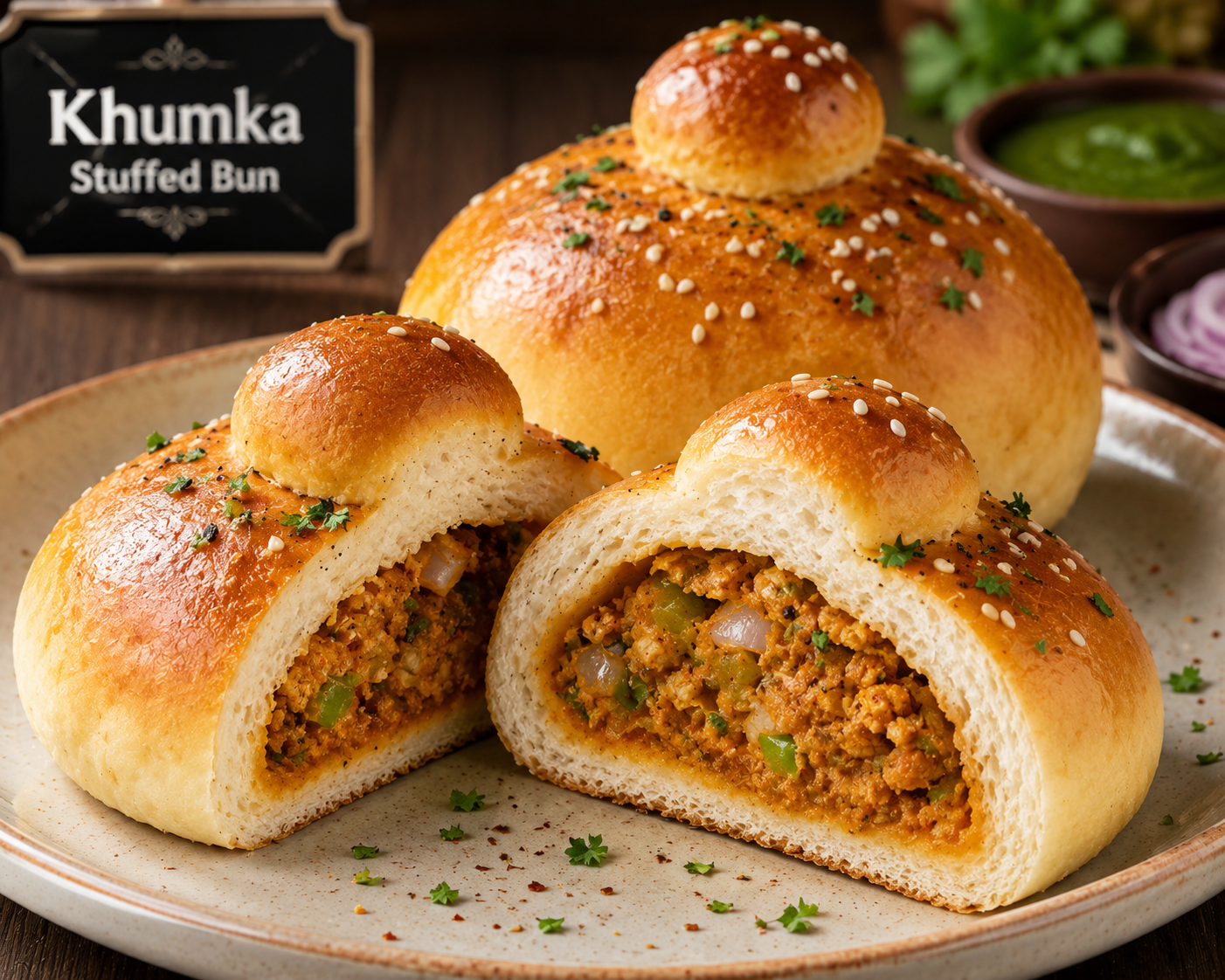 Khnafaa Stuffed Bun