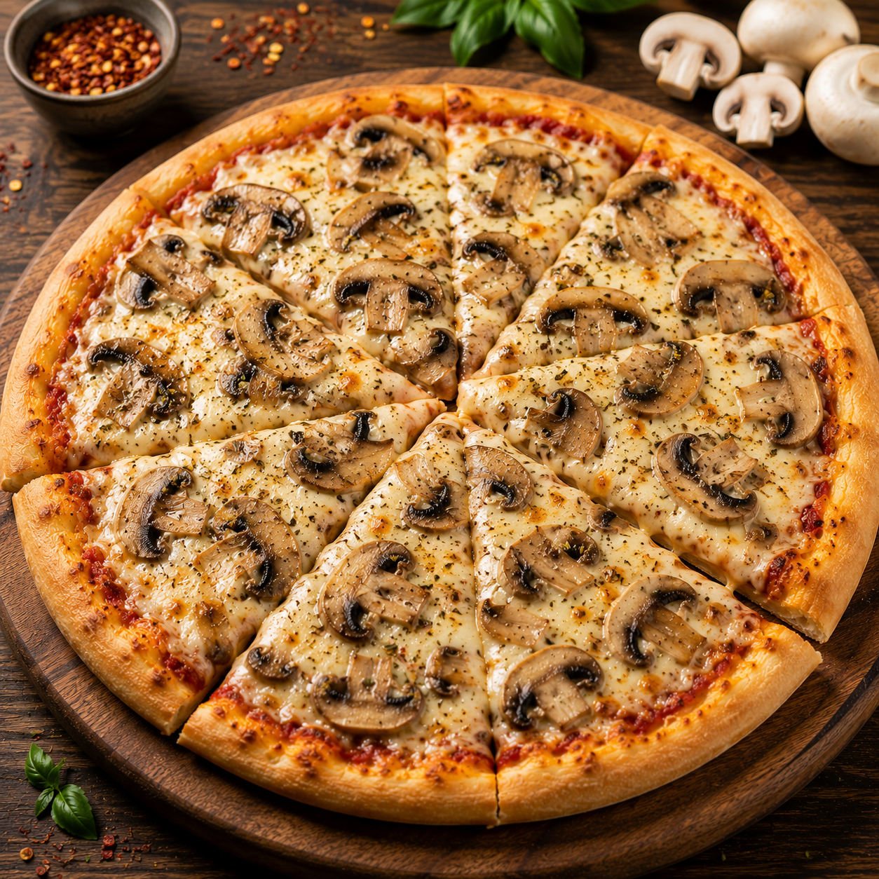 Mushroom Pizza