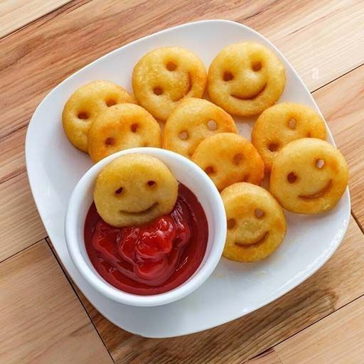 Smiley fries 6 Pcs