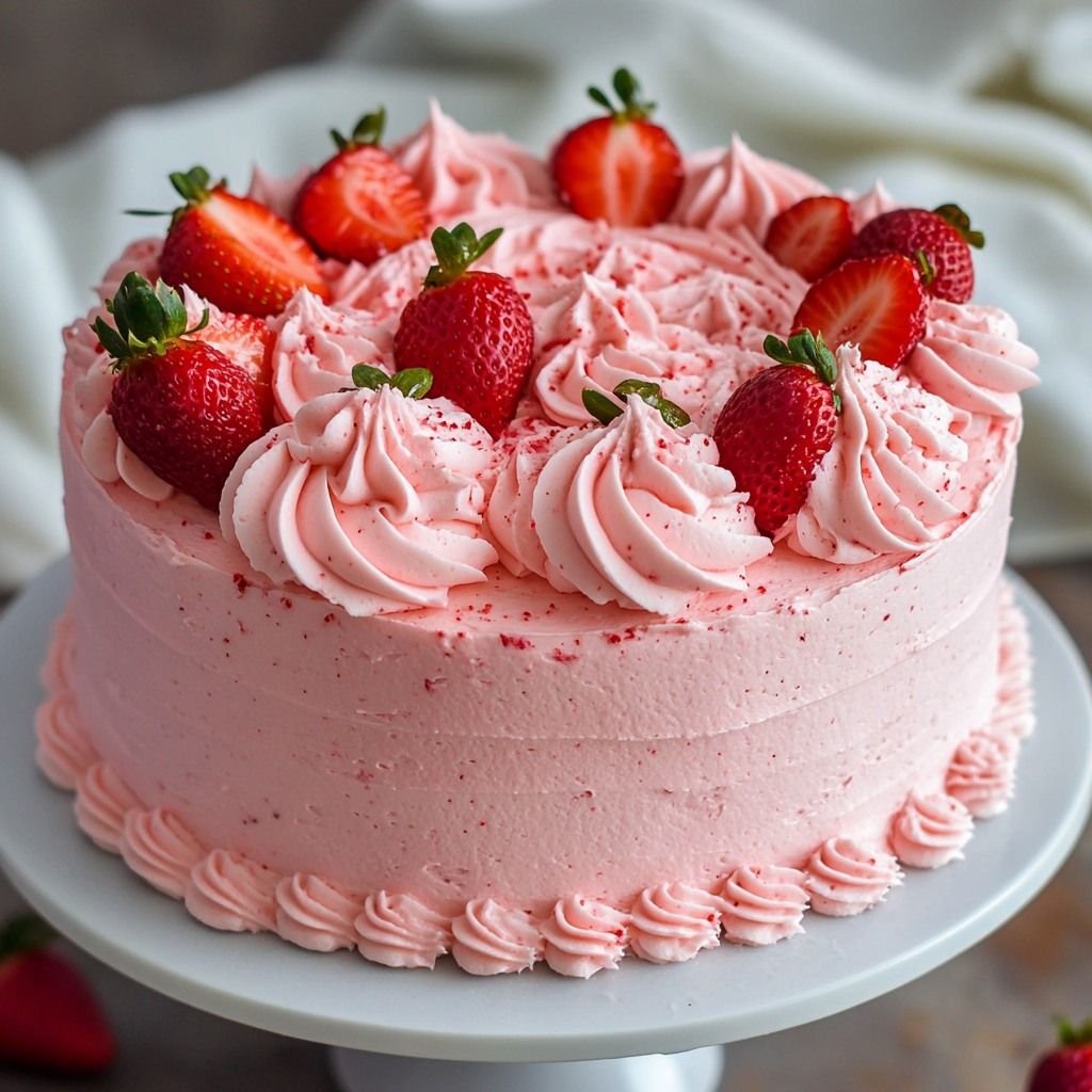 Strawberry Cake (1/2 Kg)