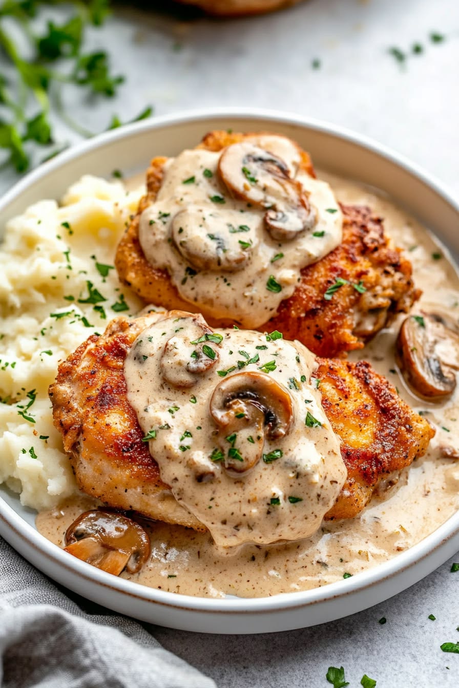 Creamy Chicken & Mushroom
