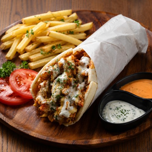 Shawarma Schezwan Roll