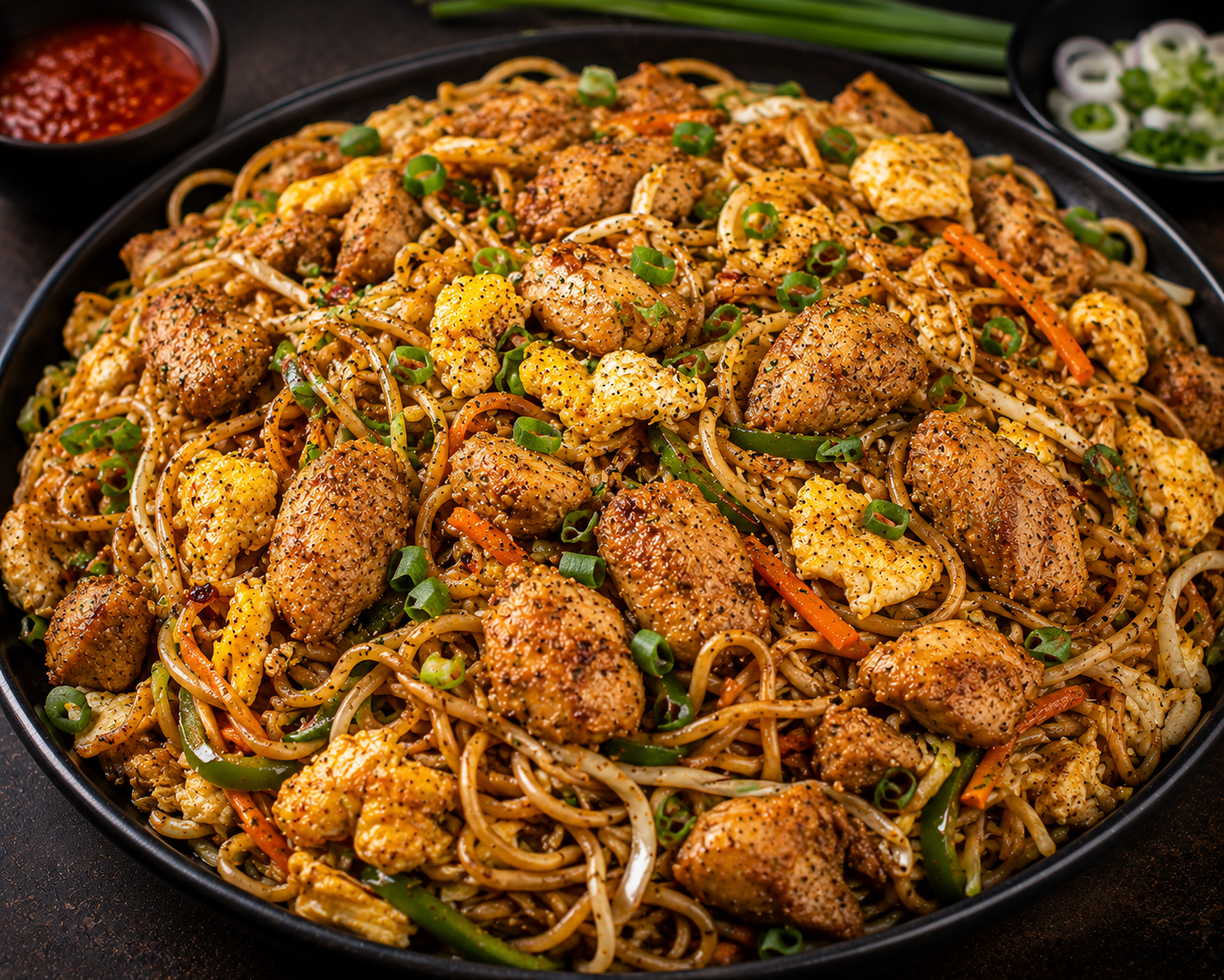 Double Chicken Double Egg Noodles