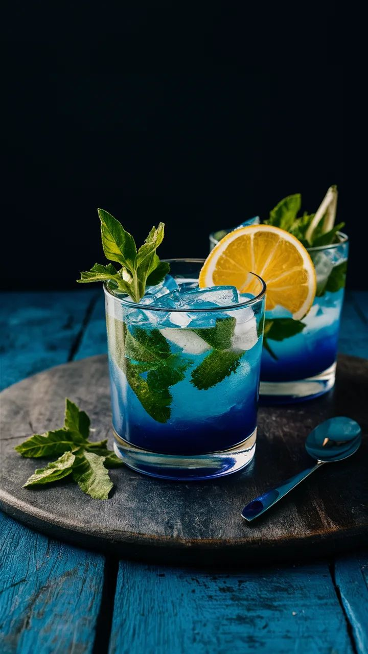 Blue Curacao Mojito