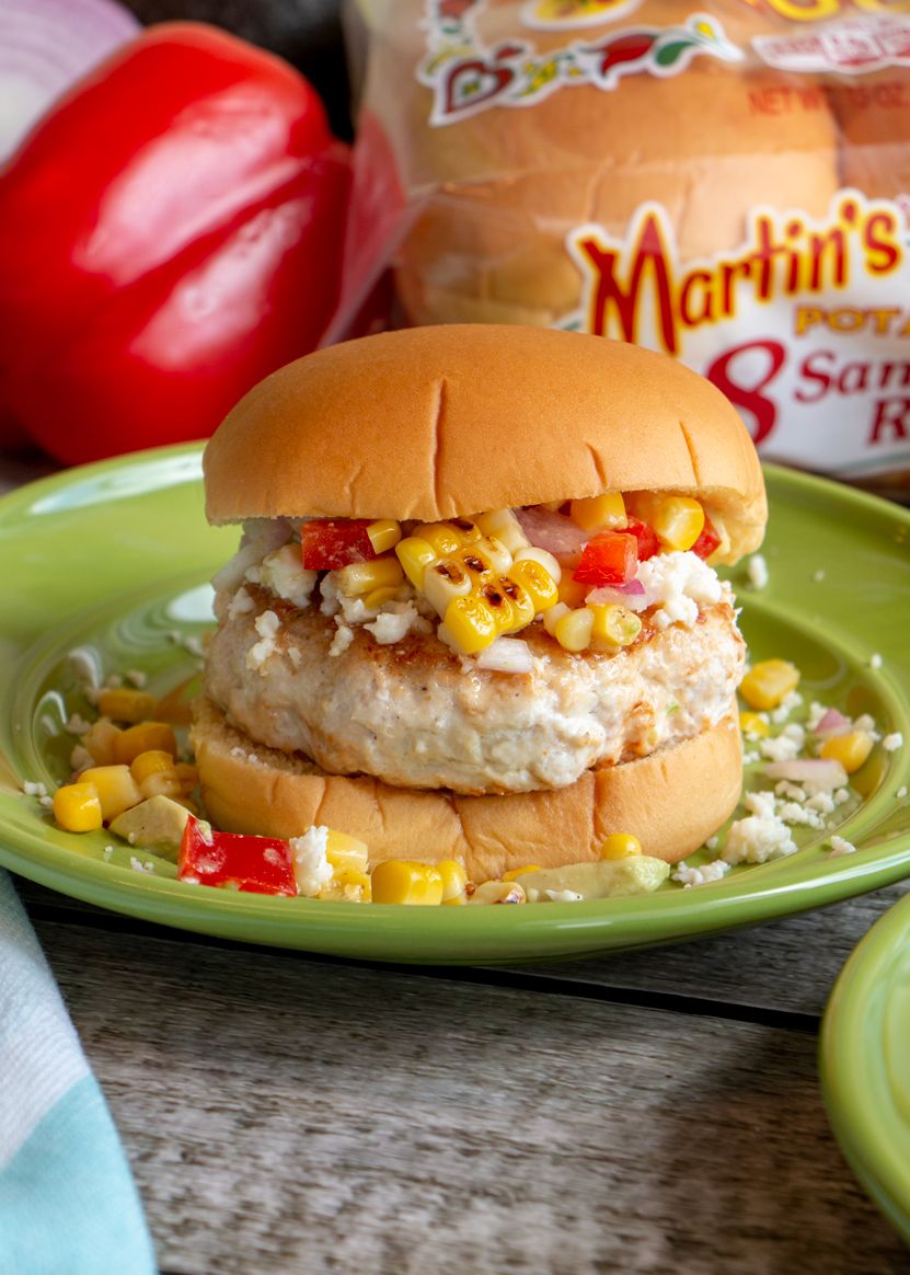 Cheesy Corn Burger (Single)