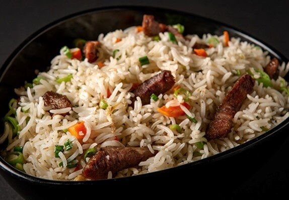 Mutton Garlic Fried Rice