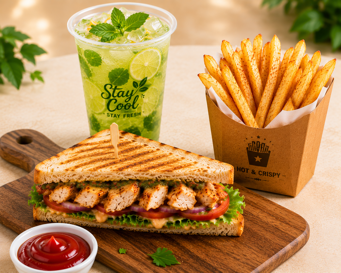 Chicken Claasic Sandwich Meal