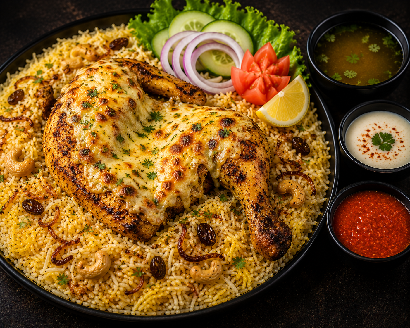 Cheese Al-Faham & Mandi