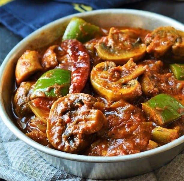 Mushroom Kadai