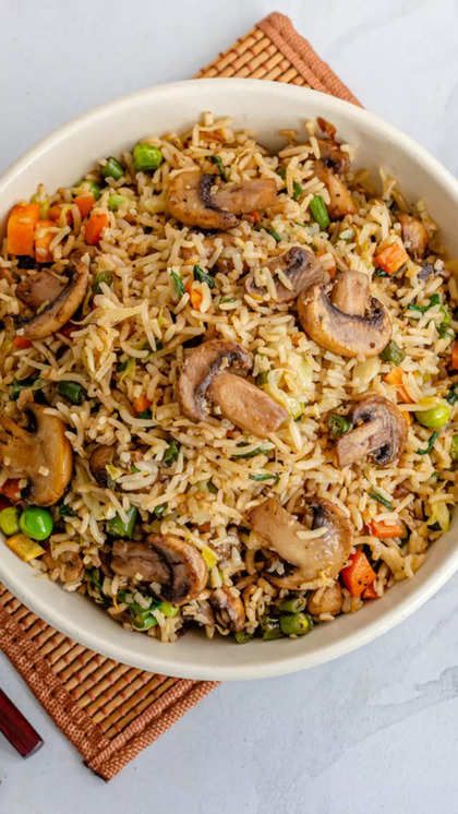 Mushroom Fried Rice